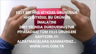 FX 15 Zayıflama Hapı Almadan Önce Mutlaka İzleyiniz [upl. by Sumahs796]