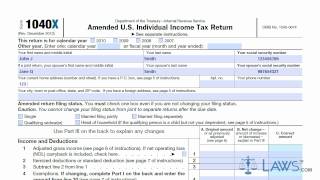 Learn How to Fill the Form 1040X Amended US Individual Income Tax Return [upl. by Krishna132]