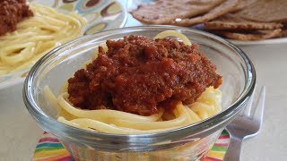 DELICIOSA SALSA BOLOGNESE  comida para niños Hecho x Mama [upl. by Bevus]