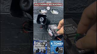 8 TONES VOICE WARNING WITH ROTARY SWITCH BACKING ALARM BACKHORN HOLYHORNS BACKHORNS truck trucks [upl. by Ahtiek]