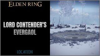 Lord Contenders Evergaol Location in Elden Ring [upl. by Tabbie]