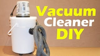 DIY How to Make a Vacuum Cleaner STEP by STEP full tutorial [upl. by Neelyam]