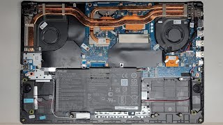 ASUS TUF Gaming F17 FX706H FX706HCBES51 Disassembly RAM SSD Hard Drive Upgrade Battery Replacement [upl. by Aramenta]