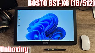 Unboxing Tabletu graficznego All in One BOSTO BSTX6 16512 [upl. by Kusin]