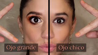 Cómo agrandar los ojos con maquillaje  AndreaNMakeup [upl. by Schwitzer]