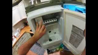 LG fridge ice maker troubleshoot repair How to fix ice maker [upl. by Fairman736]