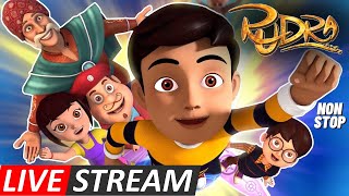 Rudra LIVE STREAM 🔴  The Magical Adventures  Fun Animated Show for Kids Rudra [upl. by Ellak]