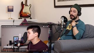 Voice Coach Reacts  Tristan Paredes I Dont Wanna Be You Anymore Billie Eilish [upl. by Ahsiekyt]