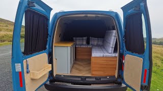 VW Caddy Campervan Conversion build part 1 [upl. by Neleh97]