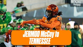 DB Jermod McCoy Commits to Tennessee  His Experience Choosing the Vols [upl. by Anoli]