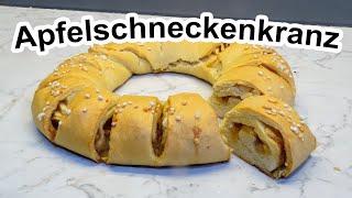 Apfelschneckenkranz ein leckerer Kuchen [upl. by Lundquist]