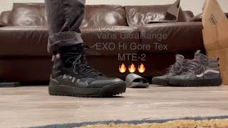 Vans UltraRange EXO Hi Gore Tex MTE2 Review and On Feet [upl. by Orelee]