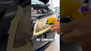 How to restore headlights WITHOUT sanding [upl. by Oidiple]