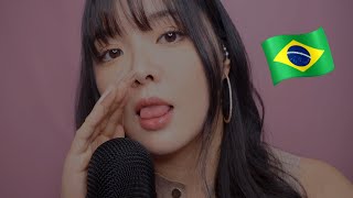 ASMR Korean Girl Tries to Speak Portuguese❤️ How Well Can You Understand [upl. by Edette]