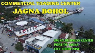 Jagna Bohol  Commercial Trading Center  Aerial [upl. by Lydell66]