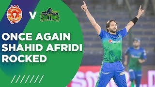 PSL2021  Once Again Shahid Afridi Rocked  Islamabad United vs Multan Sultans  Match 3  MG2T [upl. by Alaecim]