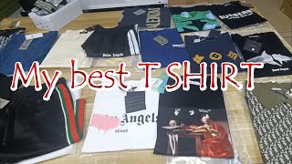 Best DHGATE COTTON TSHIRT LUXURY SHIRT UNBOXINGPALM ANGELS SHIRTS [upl. by Aurie]