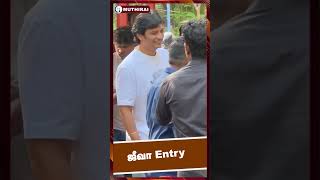 Actor Jiiva Entry at Black Tamil Movie press meet [upl. by Elvera]