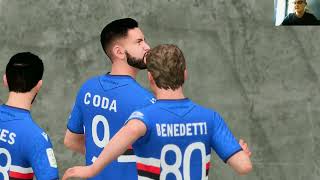 Sampdoria  My reactions and comments gameplay EA Sports FC 25 [upl. by Ruella]