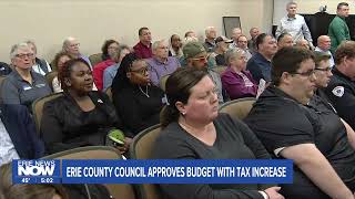 Erie County Council Approves Budget with Tax Increase [upl. by Jariah510]