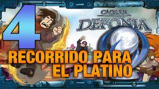 4  PLATINO  CAOS EN DEPONIA  WALKTHROUGH  COLECCIONABLES  ESPAÑOL [upl. by Airdnas]