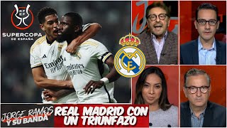 REAL MADRID A LA FINAL de la Supercopa de España Eliminó 53 al Atlético  Jorge Ramos y Su Banda [upl. by Affra]