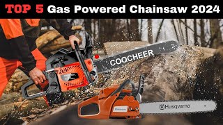 Top 5 Best Gas Powered Chainsaw for 2024 [upl. by Elsey]