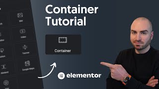 Elementor Container Tutorial DE  Step by Step Tutorial [upl. by Acie]