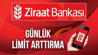 Ziraat Bankası Günlük Para Çekme Limiti Nasıl Arttırılır  Limit Yükseltme ziraatbankası [upl. by Bradski]