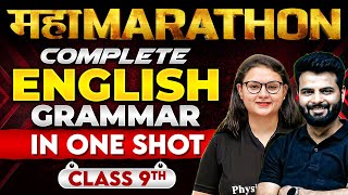 Complete CBSE Class 9th 𝐄𝐍𝐆𝐋𝐈𝐒𝐇 𝐆𝐑𝐀𝐌𝐌𝐀𝐑  Full Syllabus in One Shot  Maha Marathon [upl. by Ellekim]