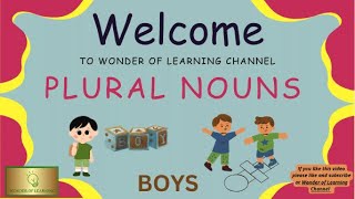 Plural Nouns [upl. by Ayirp]