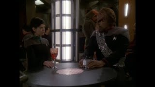 Lieutenant Ezri Dax talk to Lt Commander Worf [upl. by Anu]