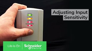 Adjusting Input Sensitivity on BackUPS CSRSXS Towers  Schneider Electric Support [upl. by Lewert]