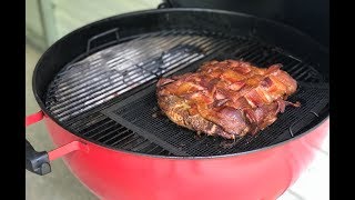 Bacon Wrapped Wild Turkey BreastWeberSlowNSear [upl. by Melissa231]