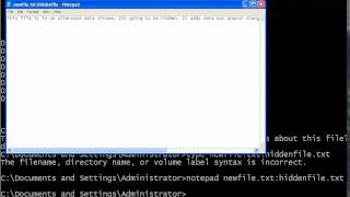 How to Hide a File in an Alternate Data Stream [upl. by Eimmij]