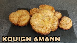 COMMENT FAIRE UN KOUIGN AMANN recette PrezK facile [upl. by Aramois]