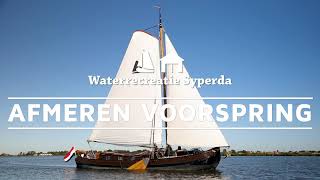 Aanmeren op voorspring met een platbodem van Waterrecreatie Syperda [upl. by Aitan531]