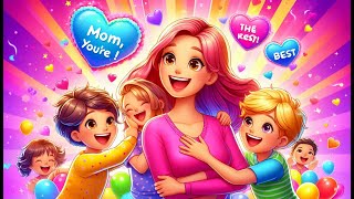 quotMom Mom You’re the Best  Fun Song for Kids About Momsquot [upl. by Galatea]