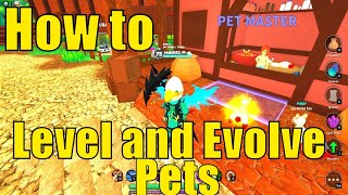 How to Level and Evolve your Pets in World Zero  Beginner Guide [upl. by Elleval]