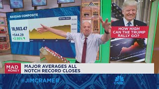 Jim Cramer breaks down todays market action following Trumps win [upl. by Saalocin601]