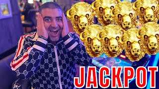 WINNING JACKPOT On Buffalo Gold Slot Machine [upl. by Rolyab425]