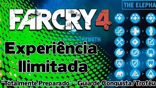 Far Cry 4 Como Obter Experiência Infinita quotTotalmente Preparadoquot  Guia de Conquista  Troféu [upl. by Rehprotsirhc]