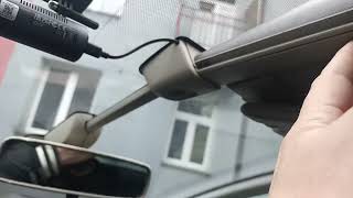 Prowadzenie kabla zasilającego do kamerki 70MAI M310 w Citroen C4 Grand Picasso [upl. by Chrisse]