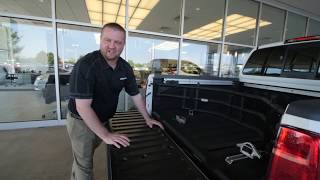 How to use Nissans UtiliTrack cargo system with Pete at Anderson Nissan in Rockford IL [upl. by Waine]