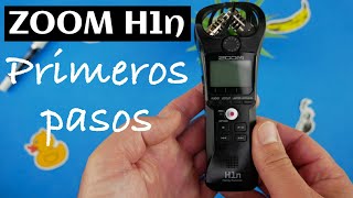 Zoom H1n Primeros pasos y configuración [upl. by Fryd]