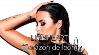 Lionheart  Demi Lovato Lyrics EnglishEspañol [upl. by Yatnuahc]