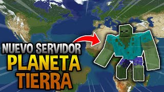 ✅ NUEVO SERVIDOR SURVIVAL de Minecraft del PLANETA TIERRA a ESCALA REAL 119 JavaBedrock🤩🔥 [upl. by Emmie122]