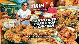 Kanto CRISPY Fried CHICKEN at Fried PORK CHOP sa Baliuag Bulacan  BANOK Chicken Story  TIKIM TV [upl. by Zoltai]