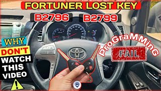 2015 Toyota Fortuner B2796 No Communication In Immobilizer System  B2799 Engine Immobilizer System [upl. by Trovillion]