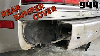 Porsche 944 – Rear Bumper Cover Replacement Tutorial [upl. by Nauqad510]